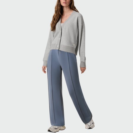 Blue fashionable women's flared pants