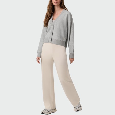 Comfortable high waist women's flared pants